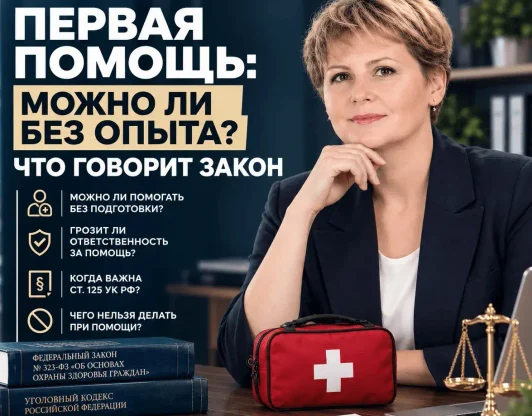 Рамблер
Можно ли по закону оказать первую помощь, если нет опыта?